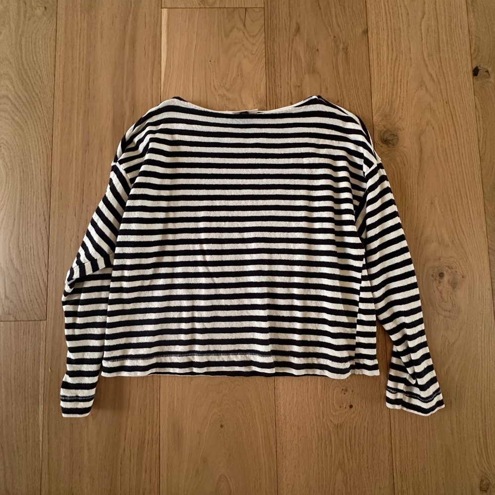 Universal Thread Black and White Striped Top